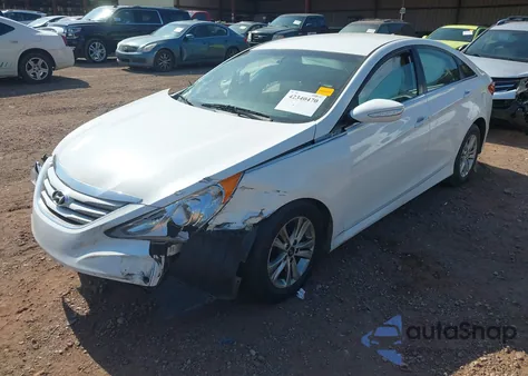 2014 Hyundai Sonata Gls z USA, uszkodzony, nr VIN 5NPEB4AC4EH894997